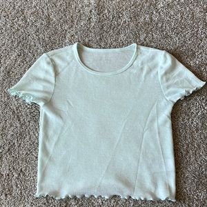 Aeropostale Size Small Mint Green Crop Top